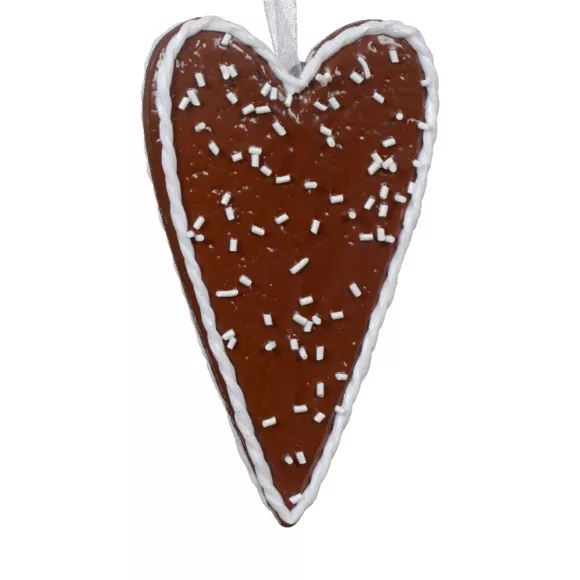 Cœur à suspendre (H14 cm) Vermicelles et Chocolat gourmand