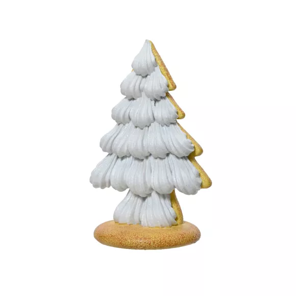 Árbol de Navidad decorativo (H21 cm) Pastel de crema