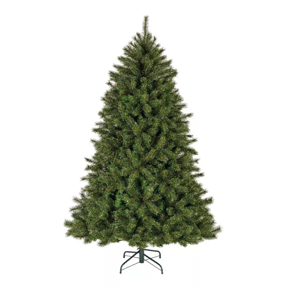 Árbol artificial de Navidad H210 cm Stockholm Verde acabado perlado