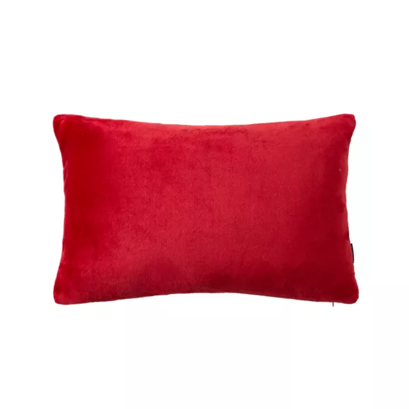Funda de cojín rectangular en franela (40 x 60 cm) Didou Rojo