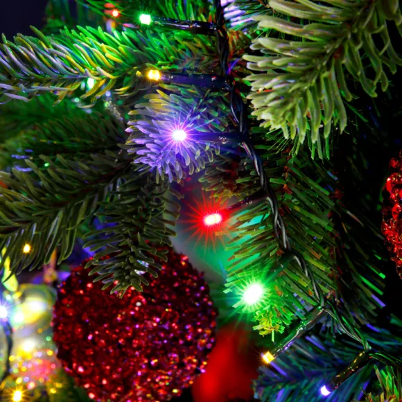 Luces de Navidad Lujo 16 m Multicolor 750 LED
