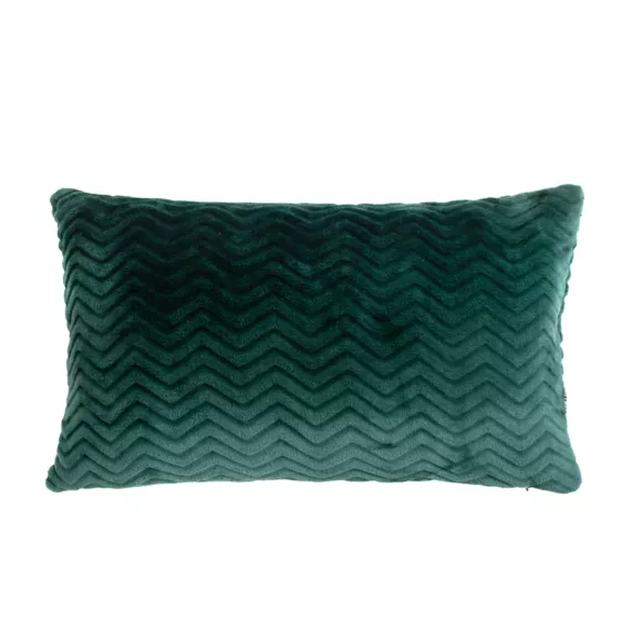 Cojín rectangular en franela (40 x 60 cm) Zag Verde