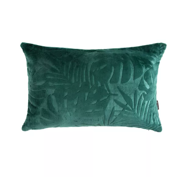 Cojín rectangular en franela (40 x 60 cm) Flora Verde