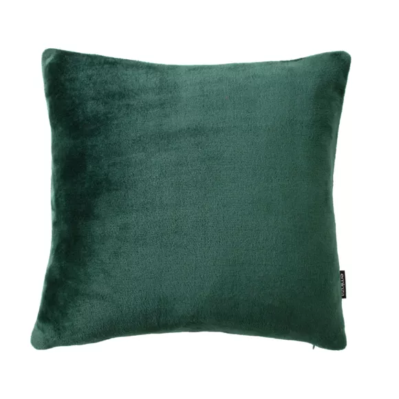 Housse de coussin carrée flanelle (60 x 60 cm) Didou Verte