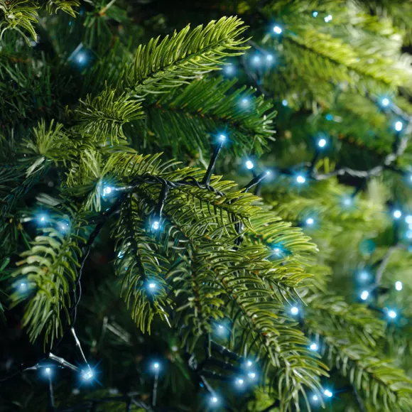 Guirlande lumineuse 16 m 750 LED câble vert NewLuxe Bleu