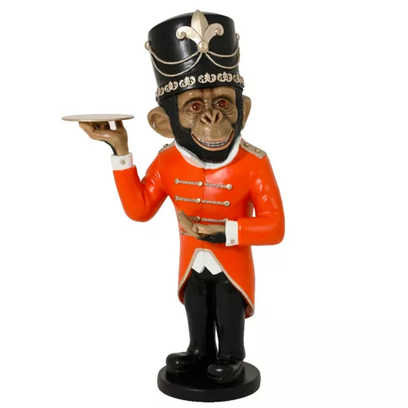 Singe de Noël Géant (H152 cm) Wilhem à votre service