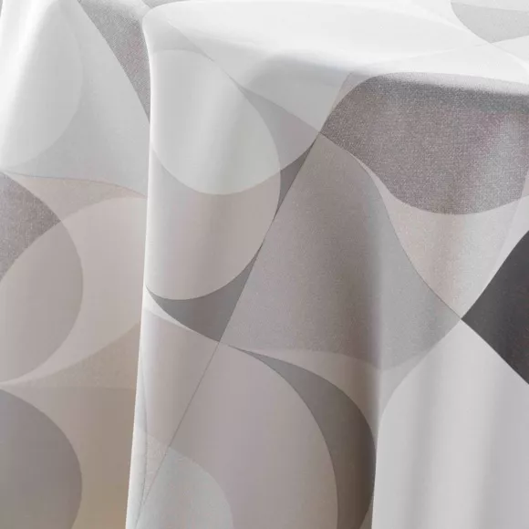 NAPPE RONDE (0) 180 CM POLYESTER IMPRIME TESSOURO NATUREL