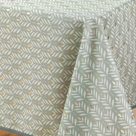 Rechthoekig vlekbestendig tafelkleed (145 x 240 cm) Piana Saloegroen