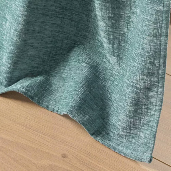 Cortina con ojales terciopelo (140 x 260 cm) Verra Verde salvia