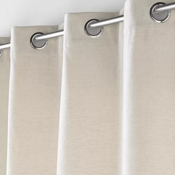 Cortina con ojales terciopelo (140 x 260 cm) Verra Beige