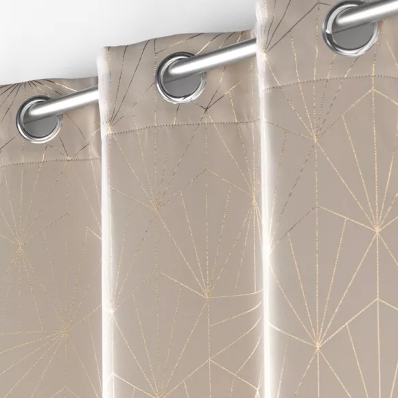 Rideau occultant (140 x 260 cm) Eclat Taupe