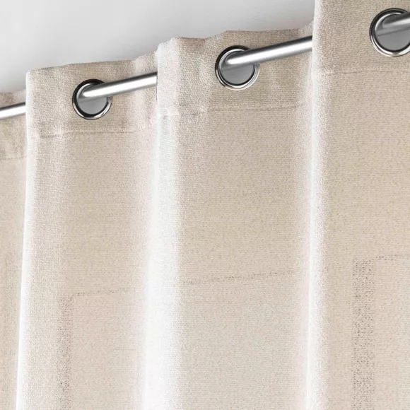 Voilage œillets effet lainage (140 x 280 cm) Loulaine Beige