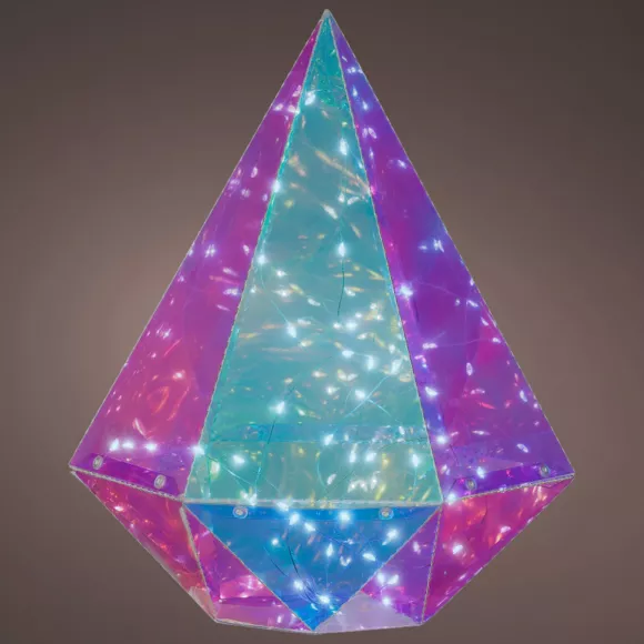 1 Micro LED diamant intŽrieur L25.00-W25.00-H30.00cm-40L blanc froid