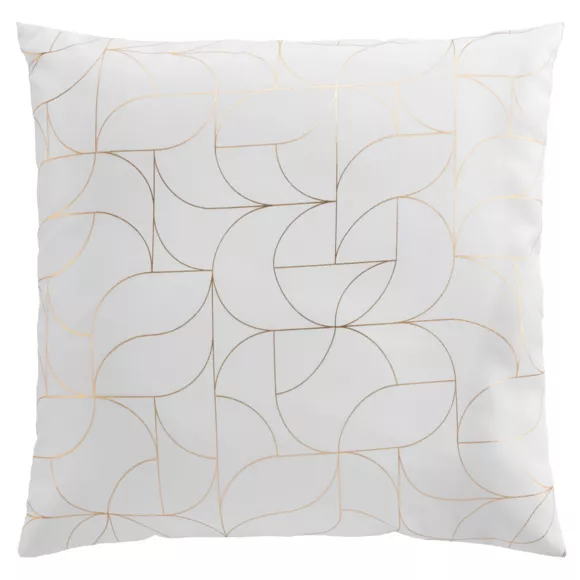 Coussin carré (60 x 60 cm) Louxor Blanc