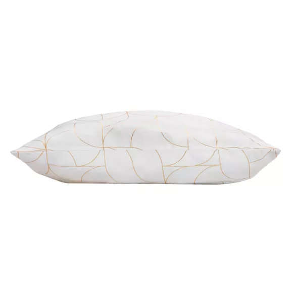Coussin carré (60 x 60 cm) Louxor Blanc