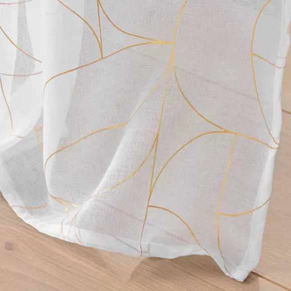 Visillo con ojales (140 x 240 cm) LouxOro Blanco
