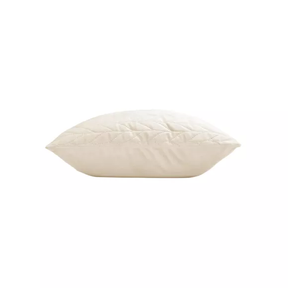Housse de coussin carrée velours (40 x 40 cm) Daisy Ecru