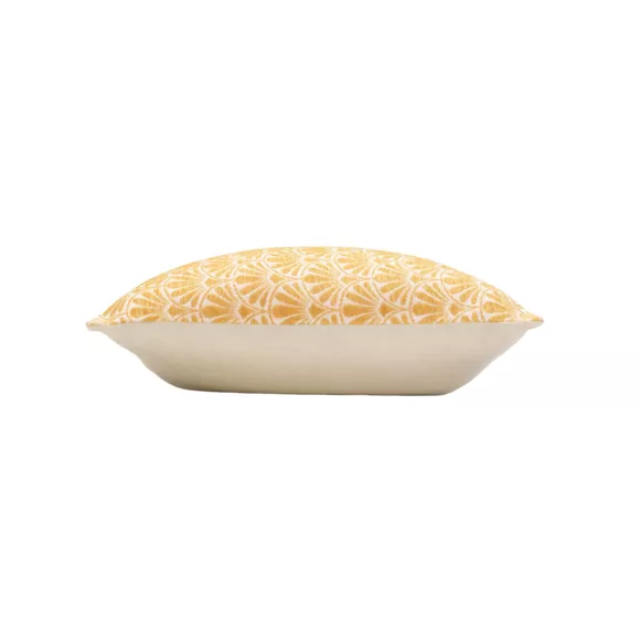 Housse de coussin carrée (40 x 40 cm) Echo Jaune ocre