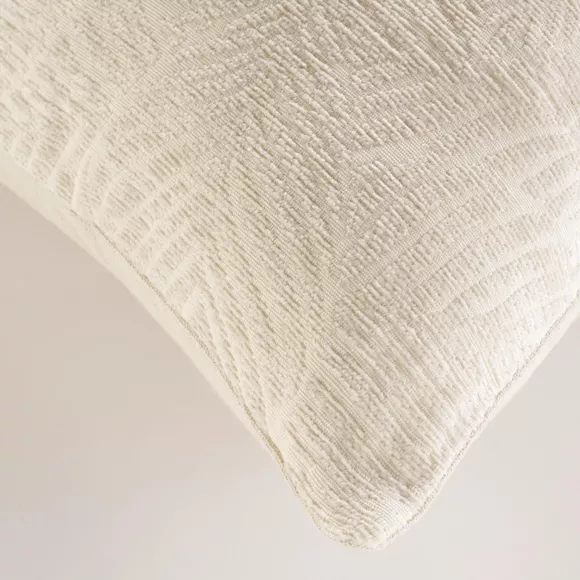 Housse de coussin carrée (40 x 40 cm) Vivo Ecru