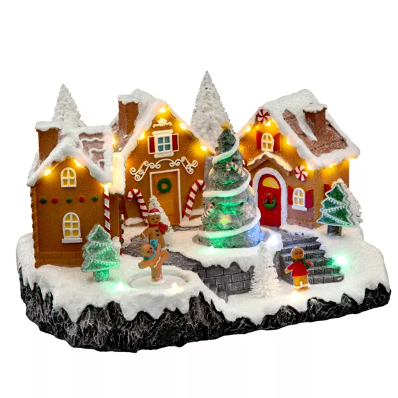 Verlicht en muzikaal Kerstdorp Gourmet Peperkoek
