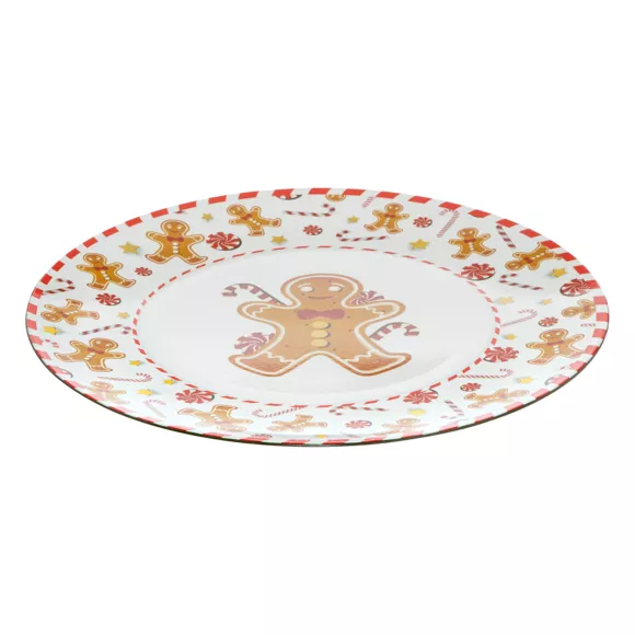 LOT DE 12 ASSIETTE PRES PAIN EPICE 33CM