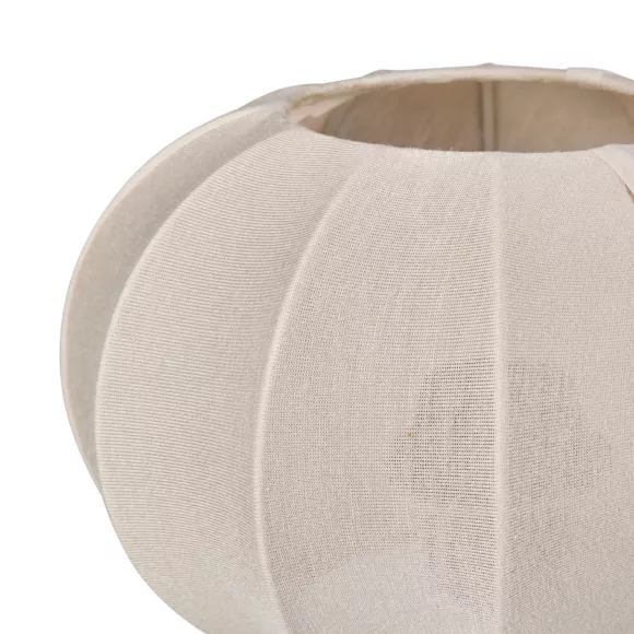 LAMPE BOIS COTON MOON H36CM Dim : l34.5xH24xP2cm