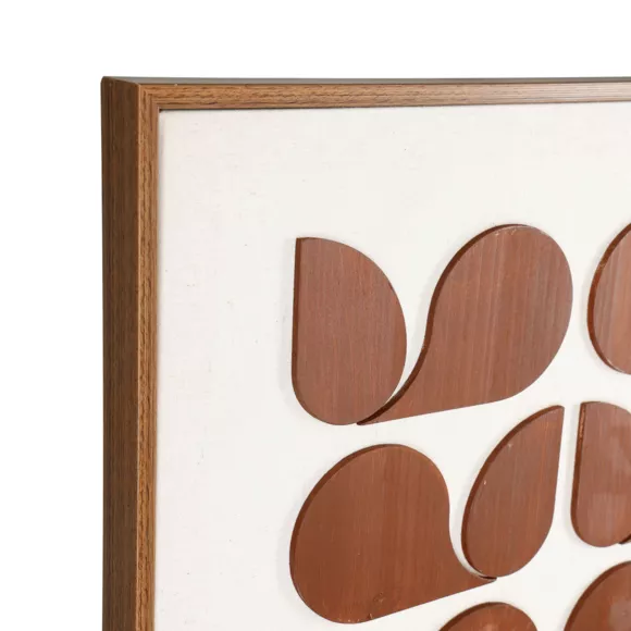 Decoratief houten schilderij (50 x 70 cm) Retro Ibiza Grafiek