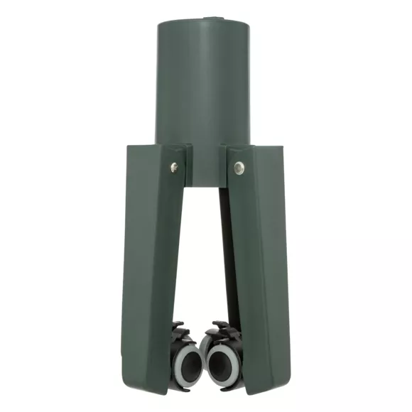 Metalen kerstboomvoet op wieltjes (D54 cm) Groen