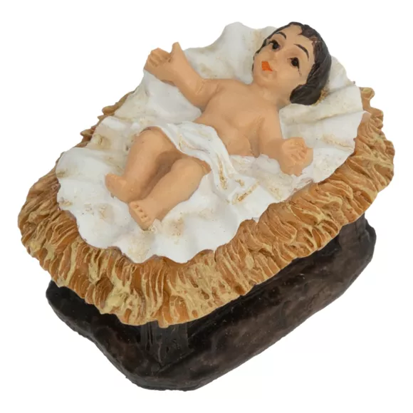 Complete en verlichte Kerststal (H30 cm) Sainte-Paloma