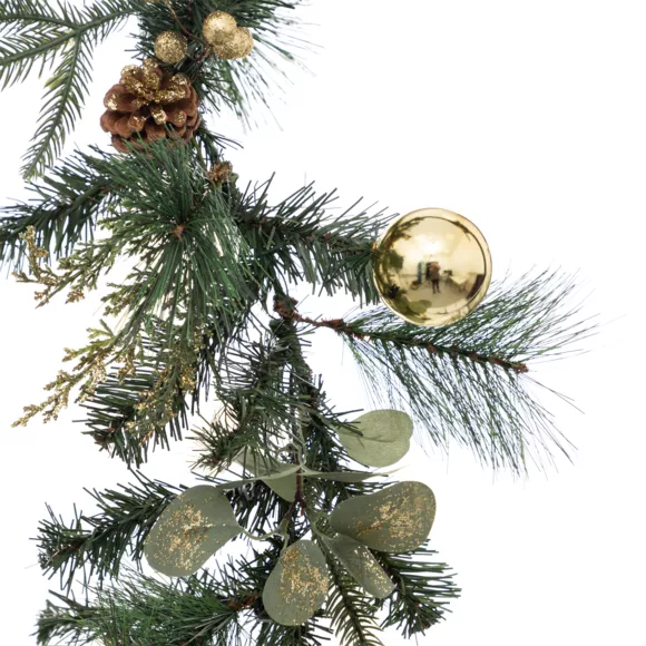 Kerstboom slinger (200 cm) Eucalyptus bladeren Groen