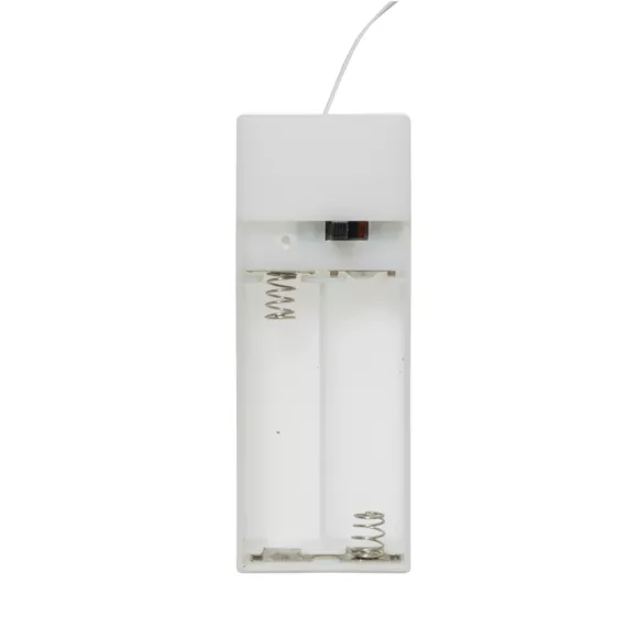 Beleuchteter Zaun batteriebetrieben (H8,5 cm) Sucre d'orge fürs Weihnachtsdorf