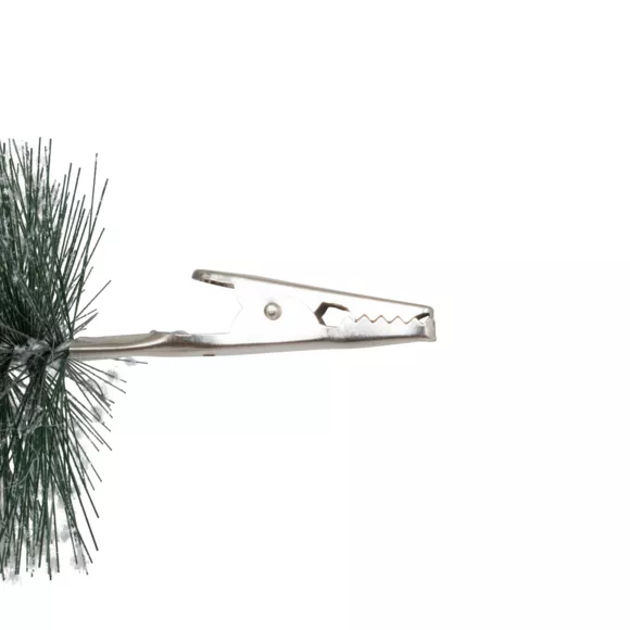 SUSPENSION DE NOEL PLAST SAPIN X4 VERT 15CM