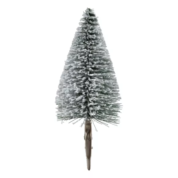 SUSPENSION DE NOEL PLAST SAPIN X4 VERT 15CM