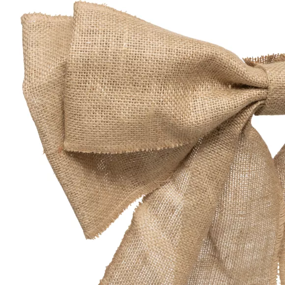 DECO DE NOEL NOEUD JUTE XL 40X46CM