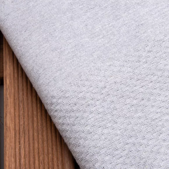 Fouta en algodón reciclado (200 x 200 cm) Espuma Gris