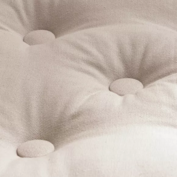 Coussin de sol coton (60 x 60 cm) Pixel Beige
