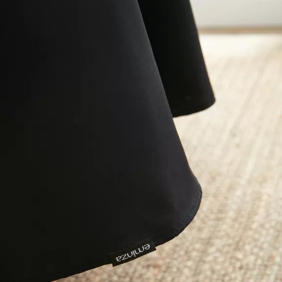 Nappe ronde anti tache (180 cm) Elise Blanche