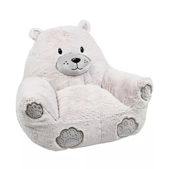 Pouf ourson enfant (45 x 45 cm) Jules Beige