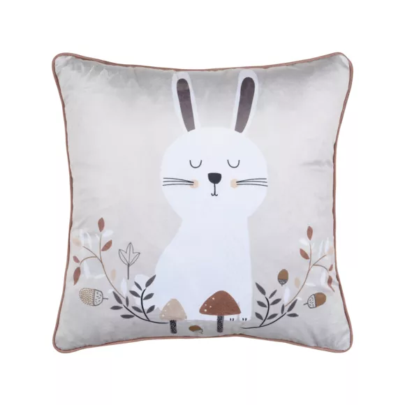 Coussin enfant carré (40 x 40 cm) Gabin Blanc