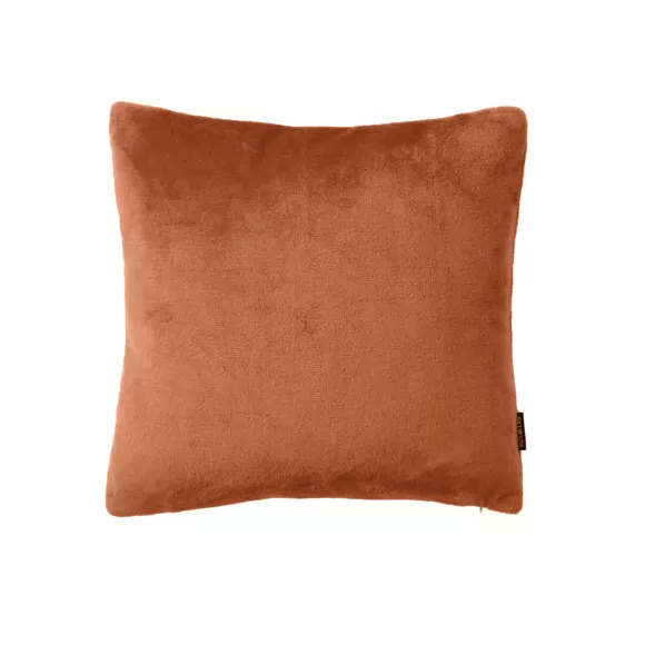Funda de cojín cuadrada en franela (45 x 45 cm) Didou Cobre