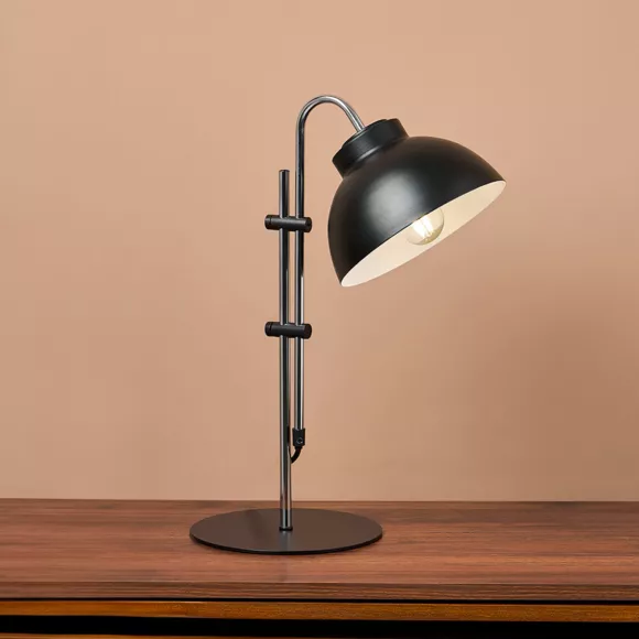 LAMPE AJUSTABLE INDUSTRY NOIRE Dim : l34.5xH24xP2cm