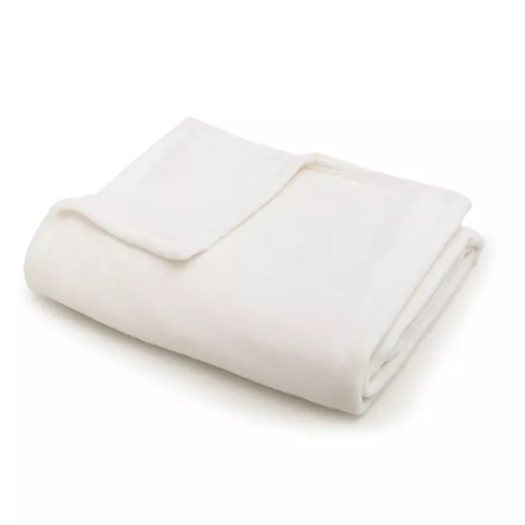 Manta suave en franela (125 x 150 cm) Didou Marfil