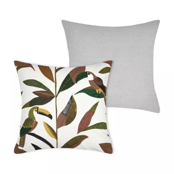 Housse de coussin carrée coton (40 x 40 cm) Rio Multicolore