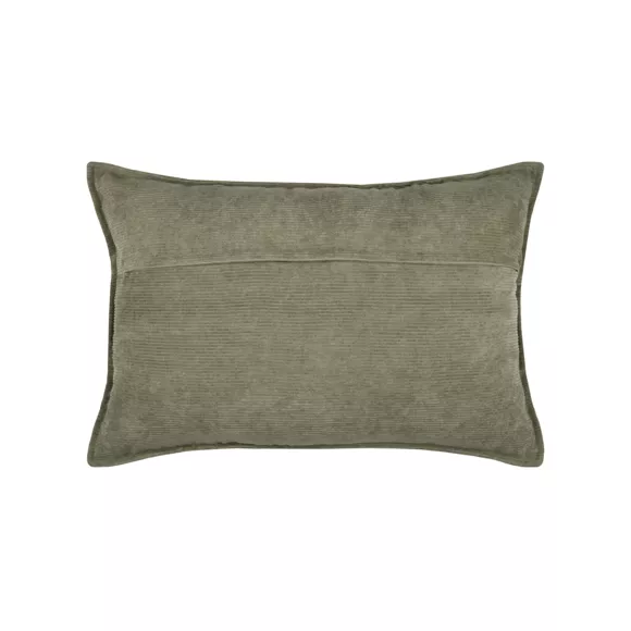 Coussin rectangulaire velours (40 x 60 cm) Dandy Vert kaki