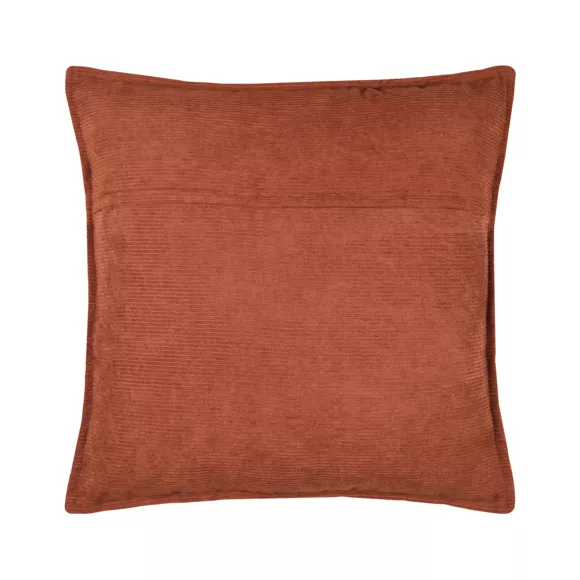 Vierkant fluwelen kussen (45 x 45 cm) Dandy Terrakotta
