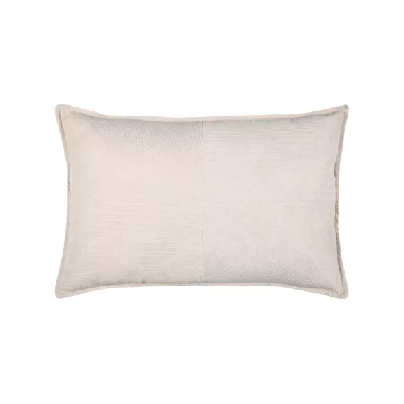 Coussin rectangulaire velours (40 x 60 cm) Dandy Beige