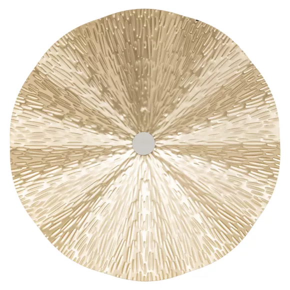 Set van 3 metalen muurdecoraties (D33,5 cm) Leslie Goud