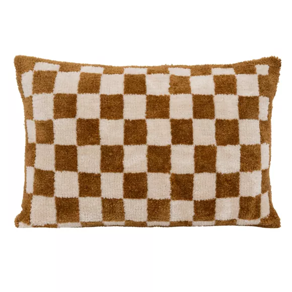 COUSS TUFT DAMIER COR OC 38X58