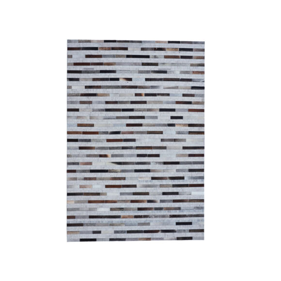 Tapis de salon rectangulaire laine jacquard (140 x 200 cm) Sanjay Gris