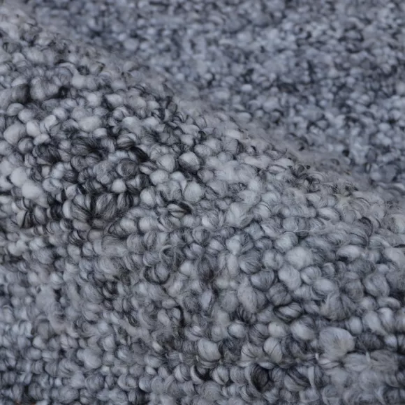 Rechthoekig vloerkleed van gerecycled materiaal (160 x 230 cm) Sabana Grijs